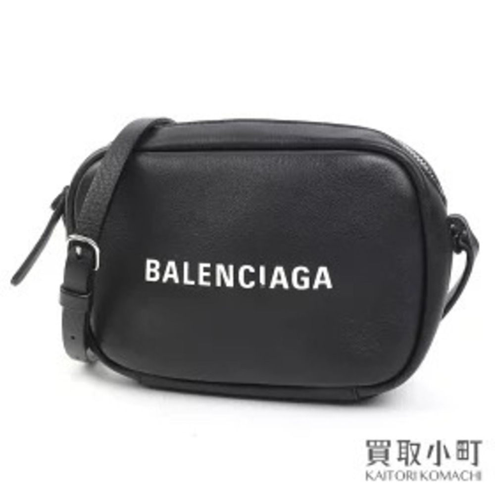 Balenciaga Camera Bag Black Calfskin Crossbody Clutch Sling Y